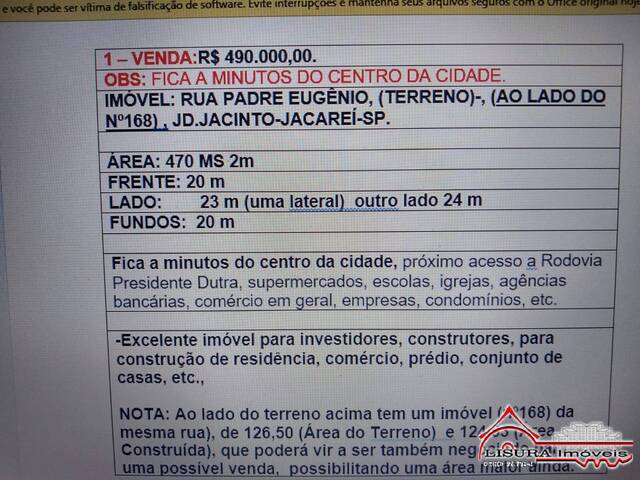 Terreno para Venda em Jacareí - 5