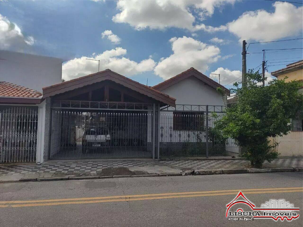 (WM) CASA NO CENTRO / JARDIM PARAIBA JACAREI SP COM EDICULA