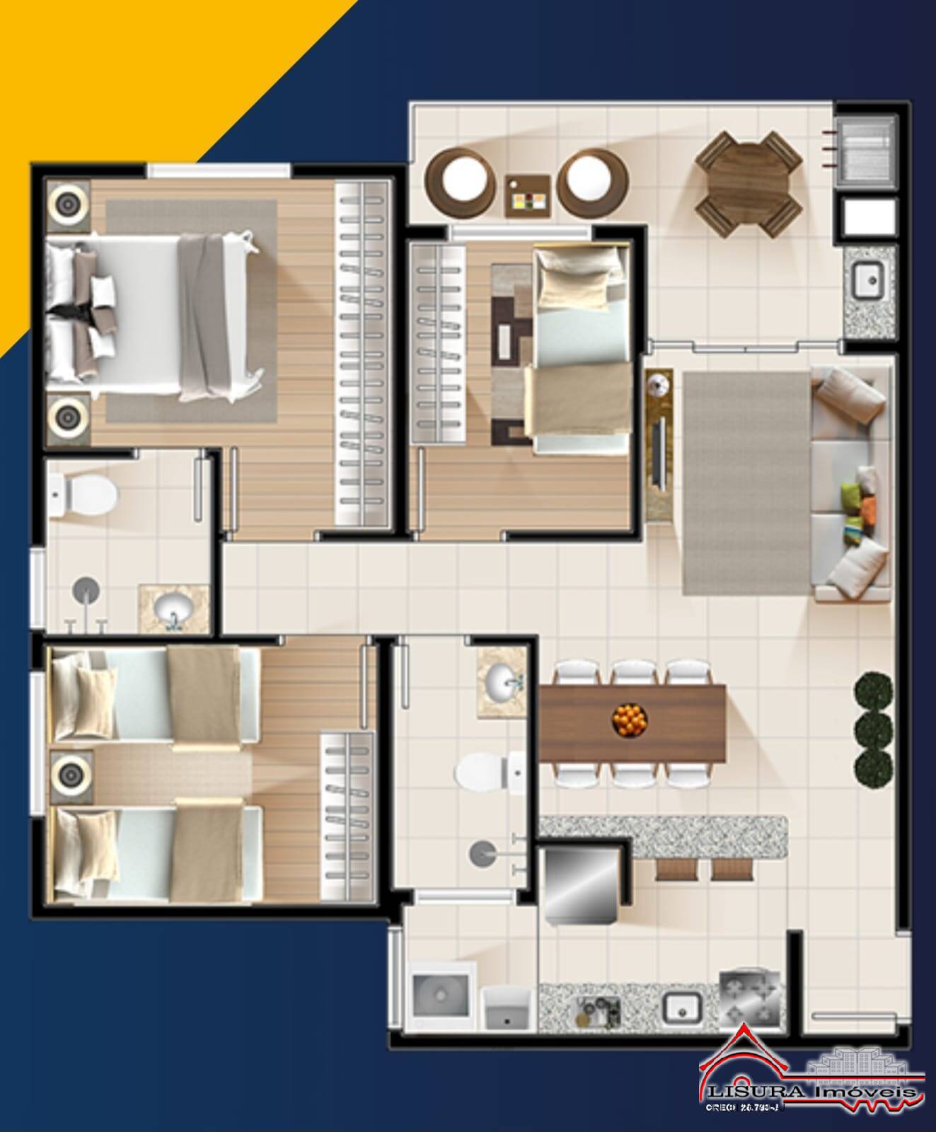 Apartamento à venda com 3 quartos, 72m² - Foto 22